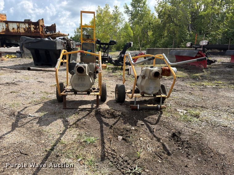 image for item FU4660 (2) Wacker PT3B pumps
