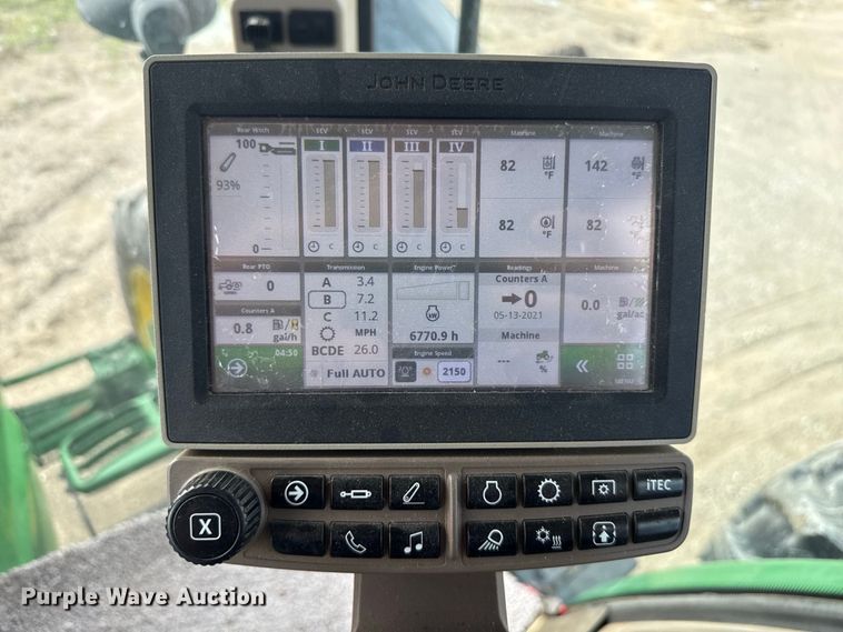 image for item ND9541 2015 John Deere 7210R MFWD tractor