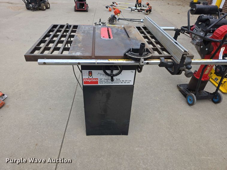 image for item NF9659 Dayton  table saw