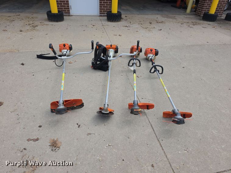 (4) Stihl string trimmers