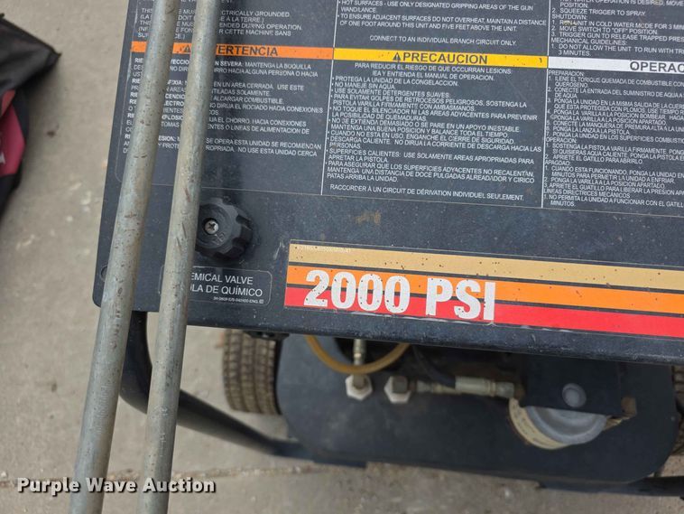 image for item NF9667 Mi-T-M  SM10 hot pressure washer
