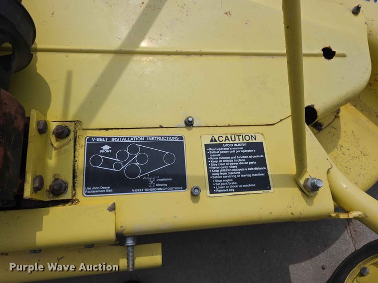 image for item NF9669 John Deere  272  rotary mower