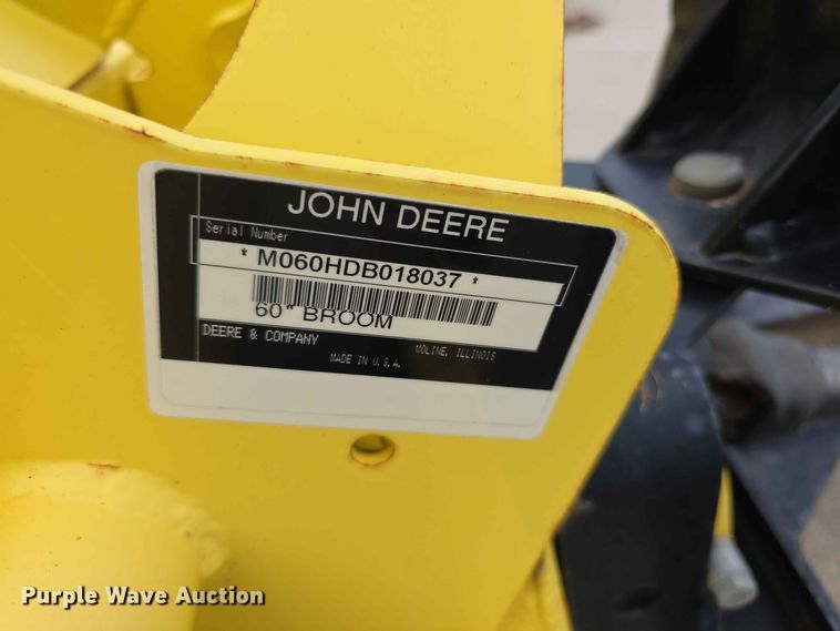 image for item NF9670 John Deere broom