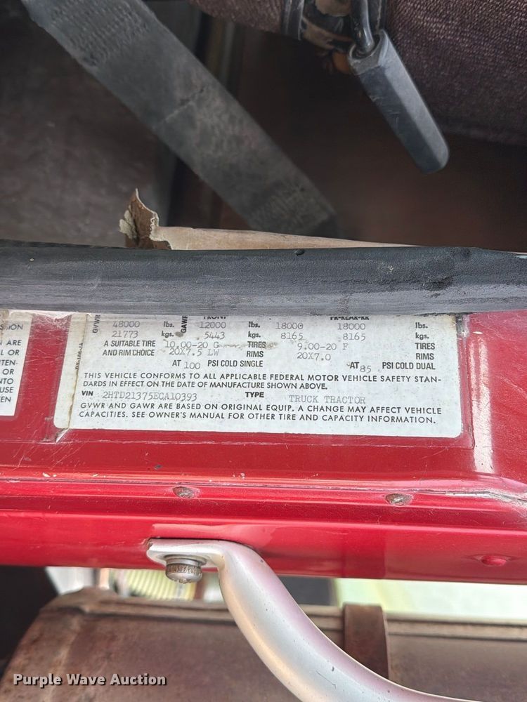 image for item DZ4847 1984 International Harvester Transtar 4300 liquid fertilizer truck