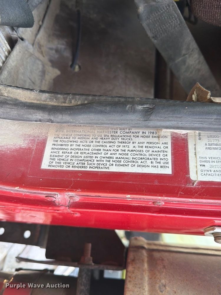 image for item DZ4847 1984 International Harvester Transtar 4300 liquid fertilizer truck