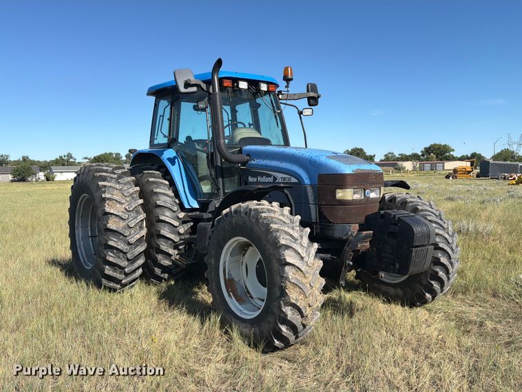 image for item EA0477 2002 New Holland TM130 MFWD tractor