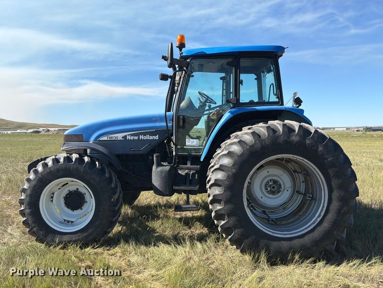 image for item EA0477 2002 New Holland TM130 MFWD tractor