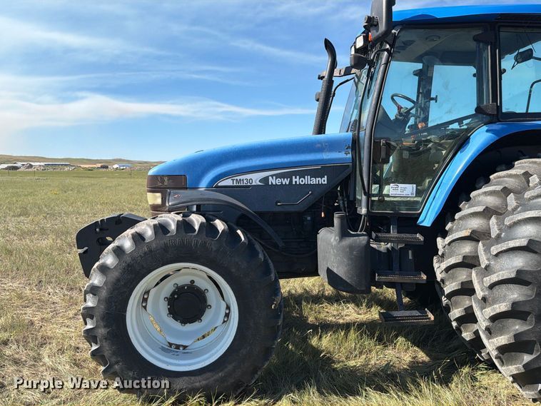image for item EA0477 2002 New Holland TM130 MFWD tractor