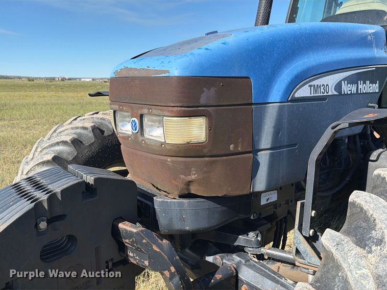 image for item EA0477 2002 New Holland TM130 MFWD tractor