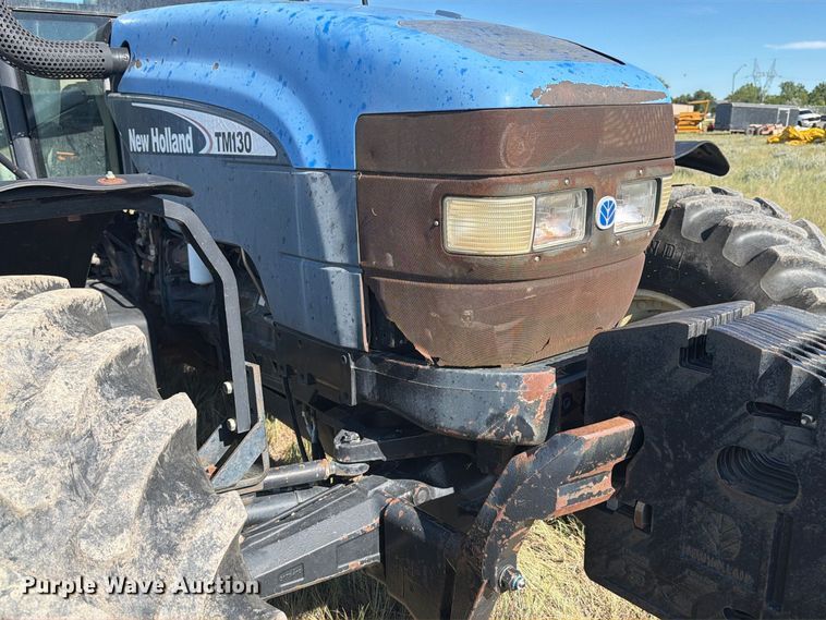 image for item EA0477 2002 New Holland TM130 MFWD tractor