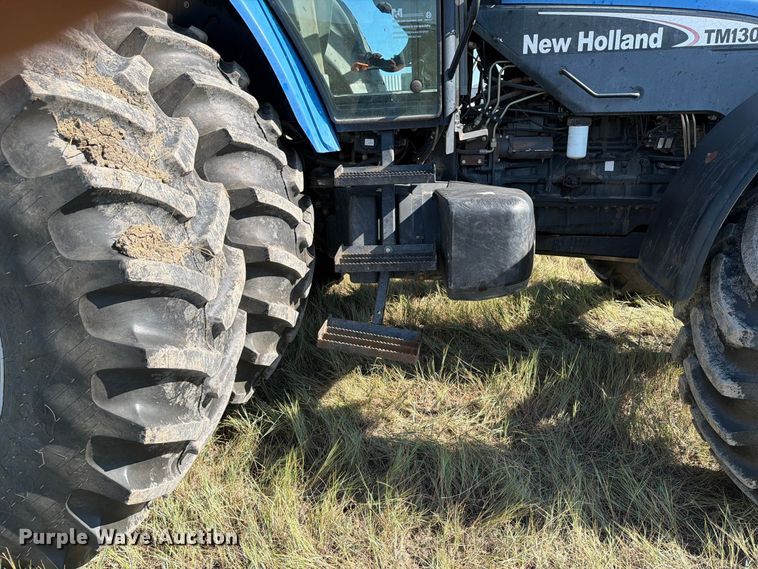 image for item EA0477 2002 New Holland TM130 MFWD tractor
