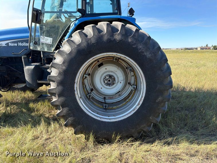image for item EA0477 2002 New Holland TM130 MFWD tractor
