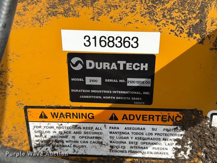 image for item EA0478 Duratech Haybuster 2100 bale processor