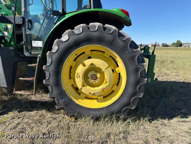image for item EA0480 2013 John Deere 6125M MFWD tractor