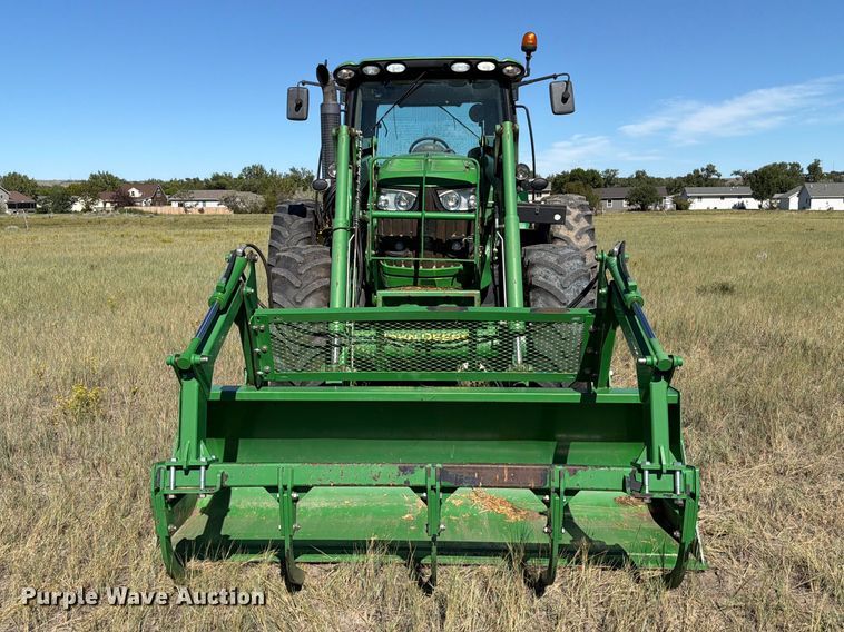 image for item EA0483 2013 John Deere 6150R MFWD tractor