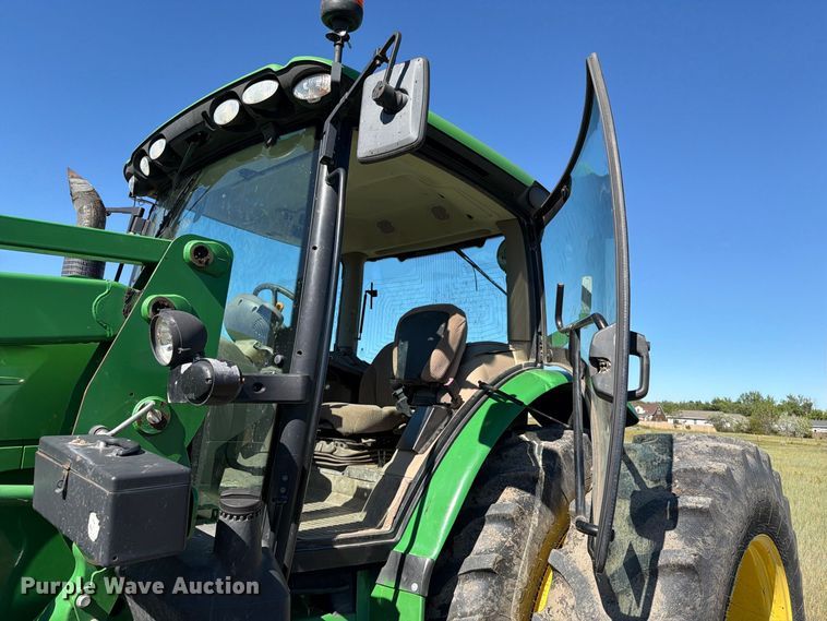 image for item EA0483 2013 John Deere 6150R MFWD tractor