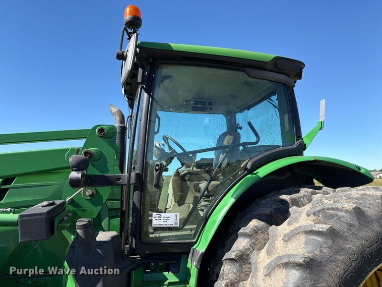 image for item EA0483 2013 John Deere 6150R MFWD tractor