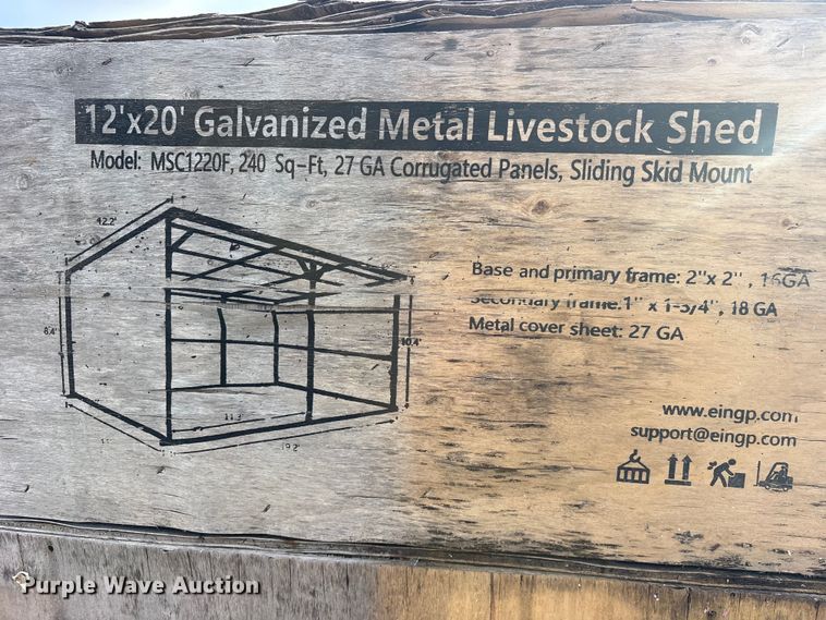 image for item ES8023 (4) 2024 Pioneer Valley MSC1220F livestock sheds