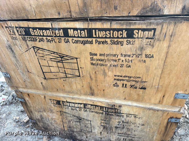image for item ES8025 (4) 2024 Pioneer Valley MSC1220F livestock sheds