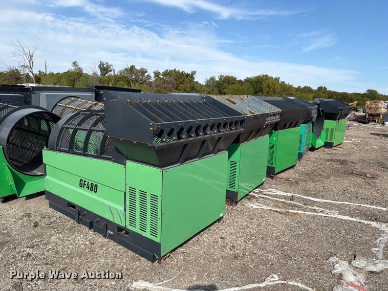 image for item EU1530 (12) Erie Industries GF480 trommel screens