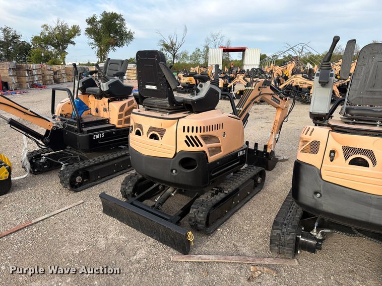 image for item EU1551 2024 Erie Industries EM15 mini excavator