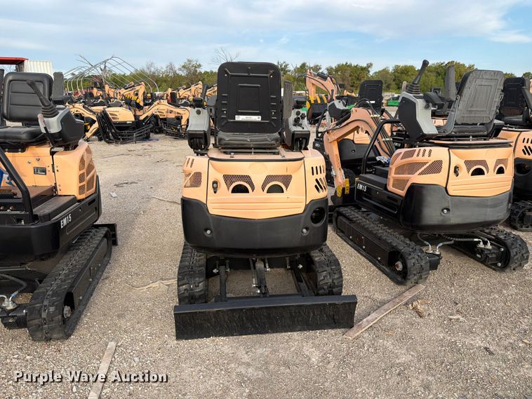 image for item EU1551 2024 Erie Industries EM15 mini excavator