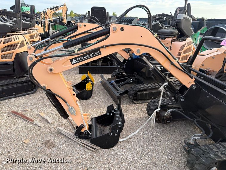 image for item EU1551 2024 Erie Industries EM15 mini excavator