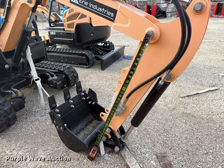image for item EU1551 2024 Erie Industries EM15 mini excavator
