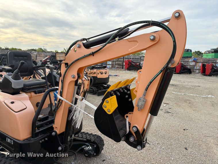 image for item EU1552 2024 Erie Industries EM15 mini excavator