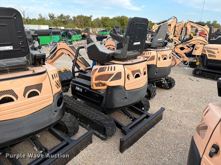 image for item EU1553 2024 Erie Industries EM15 mini excavator