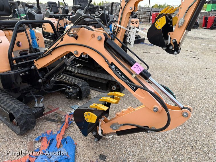 image for item EU1553 2024 Erie Industries EM15 mini excavator