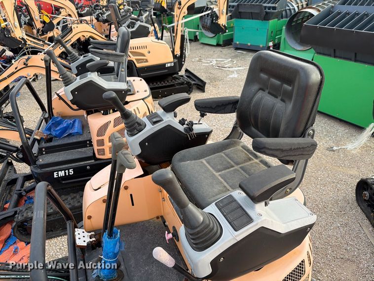 image for item EU1553 2024 Erie Industries EM15 mini excavator