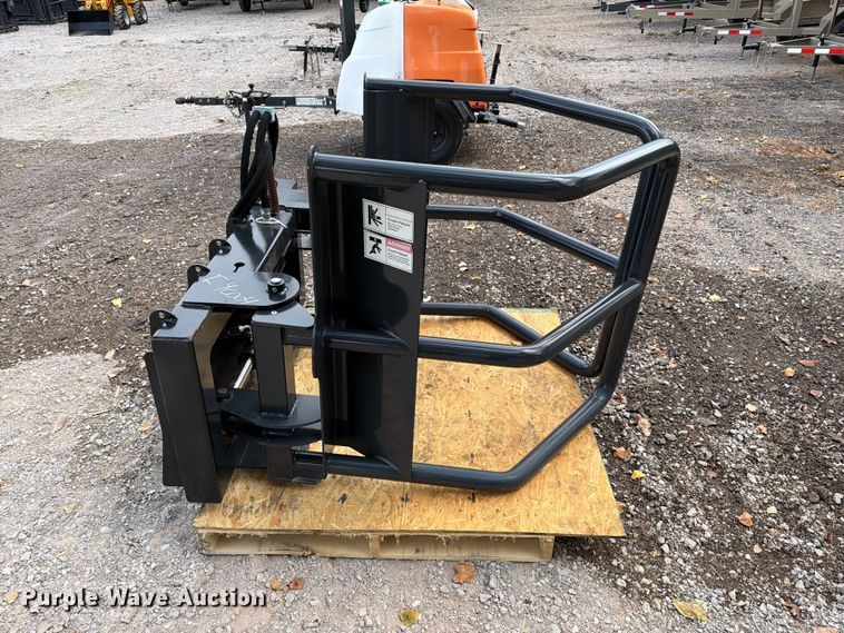 image for item EW8878 Wolverine BSH-12-75D skid steer bale grabber