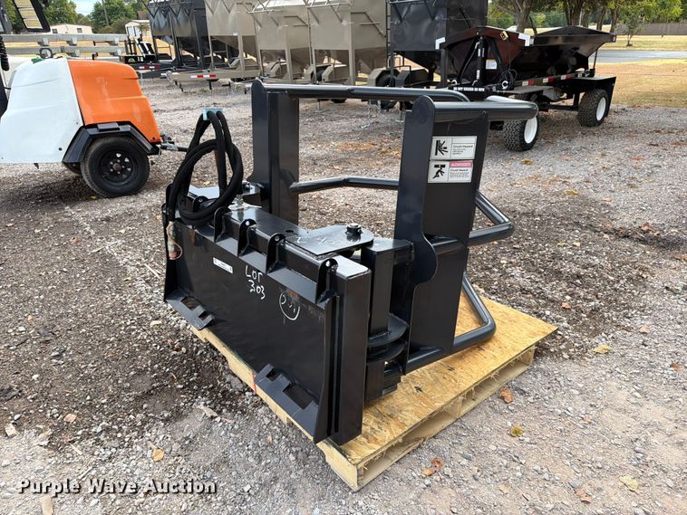 image for item EW8878 Wolverine BSH-12-75D skid steer bale grabber