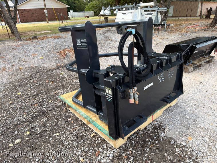 image for item EW8878 Wolverine BSH-12-75D skid steer bale grabber