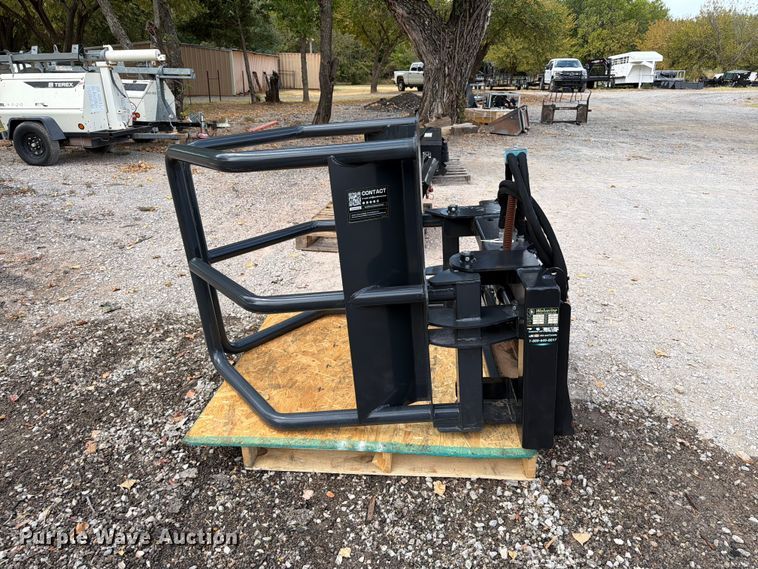 image for item EW8878 Wolverine BSH-12-75D skid steer bale grabber