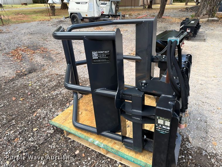 image for item EW8878 Wolverine BSH-12-75D skid steer bale grabber