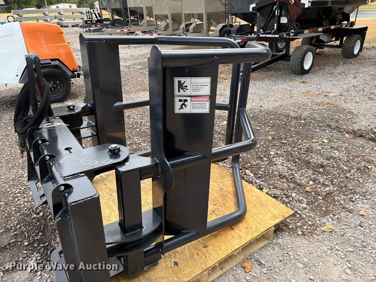image for item EW8878 Wolverine BSH-12-75D skid steer bale grabber