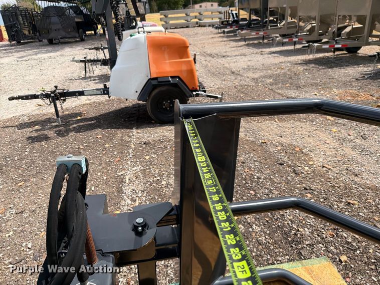 image for item EW8878 Wolverine BSH-12-75D skid steer bale grabber