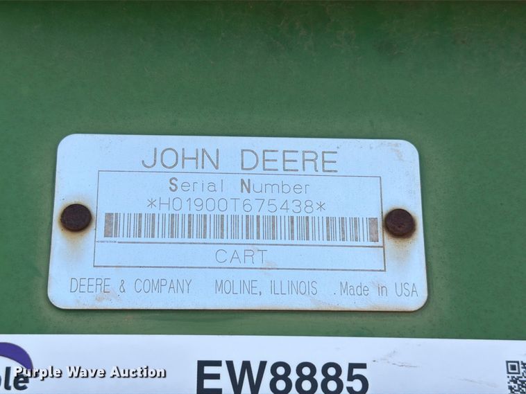 image for item EW8885 John Deere 1890 air seeder