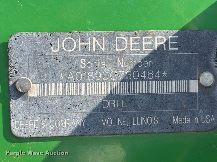 image for item EW8885 John Deere 1890 air seeder