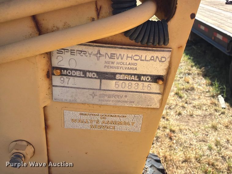 image for item EW8887 New Holland 971 rigid head