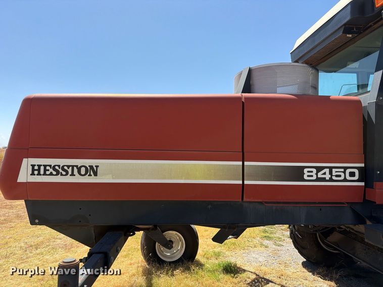 image for item EW8895 1999 Hesston 8450 swather / windrower