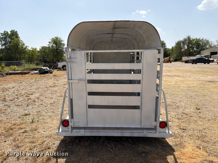 image for item EW8900 Shop built livestock trailer