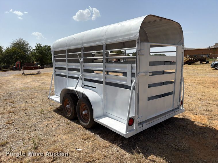 image for item EW8900 Shop built livestock trailer