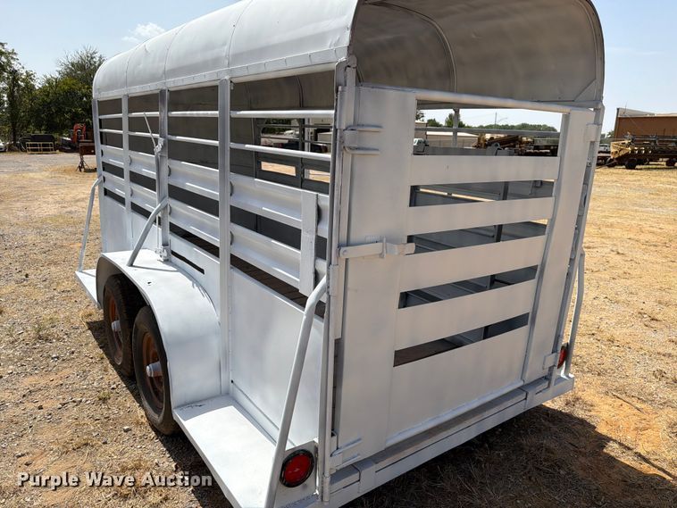 image for item EW8900 Shop built livestock trailer