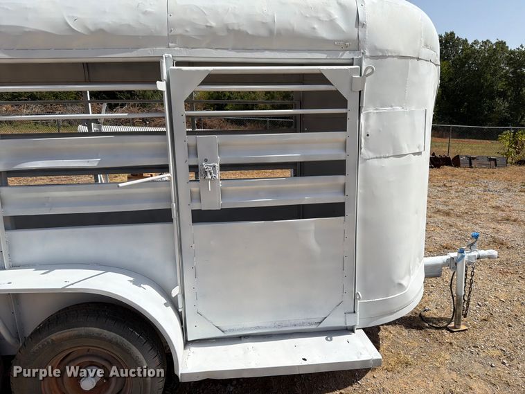 image for item EW8900 Shop built livestock trailer