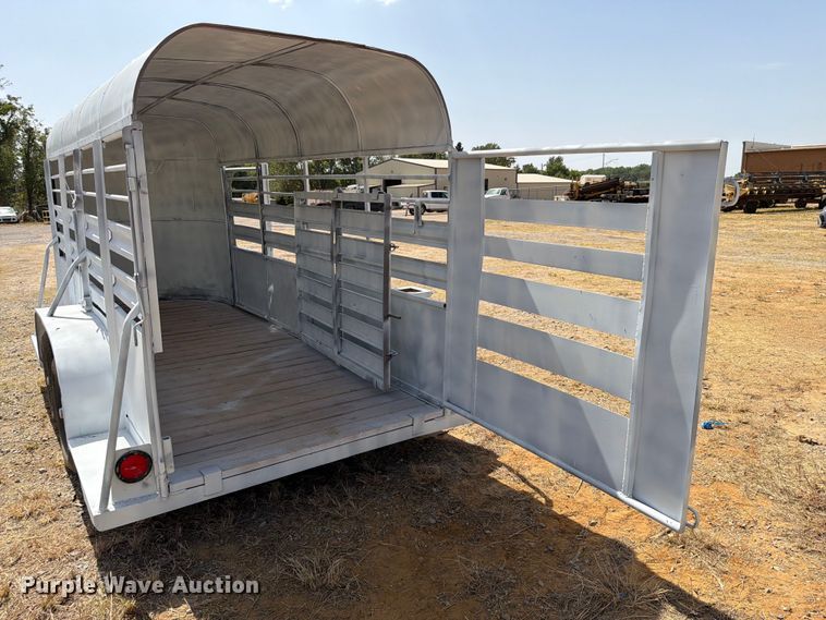 image for item EW8900 Shop built livestock trailer