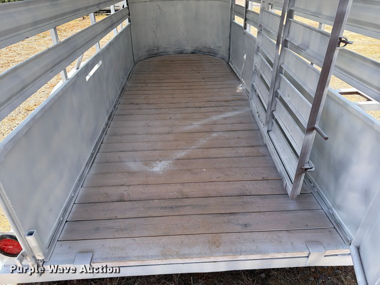 image for item EW8900 Shop built livestock trailer