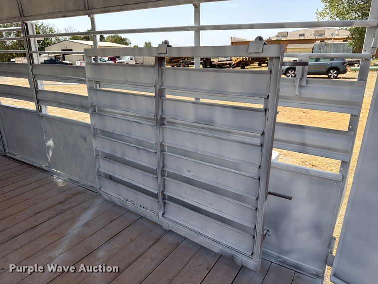 image for item EW8900 Shop built livestock trailer